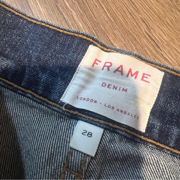 Frame Denim Le Sylvie Slender Straight in Halston Blue - Picture 6 of 12